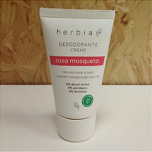 Herbia Desodorante Creme Clareador Rosa Mosqueta 50g