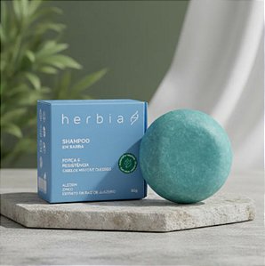 Shampoo em Barra Cabelos Mistos e Oleosos 80g - Azul