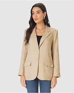 Blazer Feminino com bolso frontal