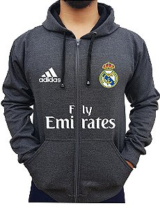 blusa de frio masculina real madrid