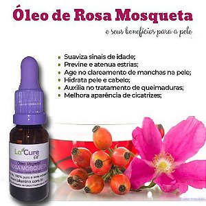 Óleo Vegetal Natural de Rosa Mosqueta 20ml - Puro