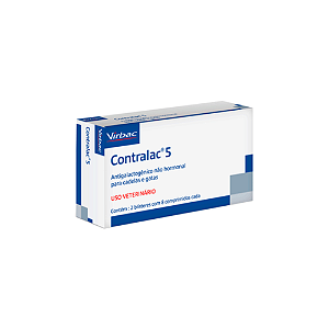 Contralac Virbac 5 mg - Inibidor de Lactação