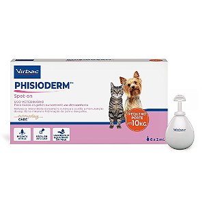 Phisioderm Spot-On 6 Unidades De 2ml - Pequeno Porte