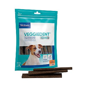 Veggiedent FR3SH® – 15 Tiras Mastigáveis para Higiene Oral de Cães