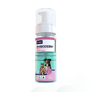 Banho a Seco Phisioderm para Cães e Gatos Virbac 150ml