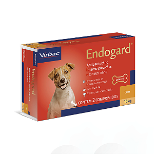 Endogard Vermífugo Virbac Cães De 10kg Com 2 Comprimidos
