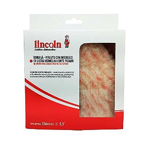 Boina de lã 5,5" Pirulito Corte Pesado Com Interface - Lincoln