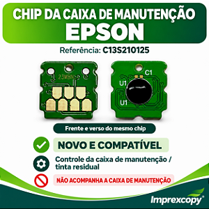 CHIP TANQUE DE MANUTENÇÃO EPSON SURECOLOR F170 | COMPATÍVEL