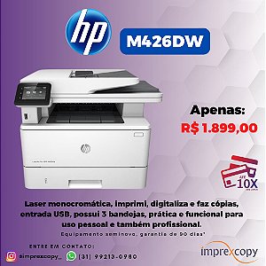 MULTIFUNCIONAL HP LASERJET M426dw | SEMI-NOVA