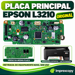 PLACA LOGICA EPSON L3210 - NOVA