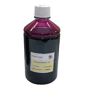 REFIL TINTA CORANTE BULK-INK MAGENTA 500ML - HP COMPATÍVEL