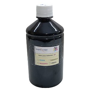 REFIL TINTA CORANTE BULK-INK PRETO 500ML - HP COMPATÍVEL