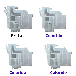 KIT CARTUCHOS BULK EPSON ECOTANK L6161 L6191 L4150 L4160 L14150 - C/M/Y/K