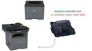 UNIDADE LASER BROTHER L5652 L6202 L5602 L5502 L602 l SEMINOVA