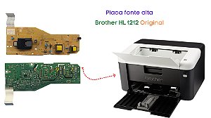 PLACA FONTE ALTA BROTHER HL1112 1212 1202 I SEMINOVA