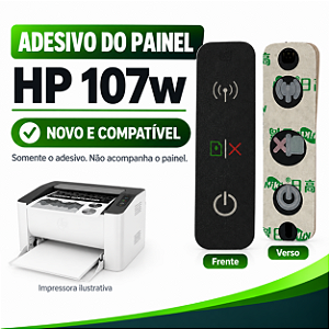 ADESIVO PAINEL HP LASERJET 107W