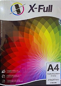 PAPEL FOTOGRÁFICO ADESIVO A4 - 135 GRAMAS PCTE 50 FOLHAS