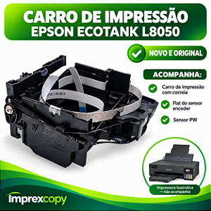 CARRO DE IMPRESSAO COM CORREIA L8050 - ORIGINAL COMPLETO