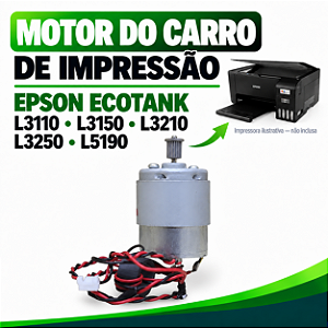 MOTOR DO CARRO DE IMPRESSAO EPSON L3110 / L3150 / L3210 / L3250 / L5190