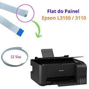 FLAT DO PAINEL EPSON L3150 / L3250 - 12 VIAS