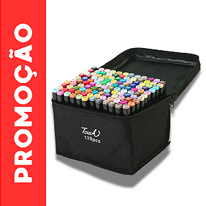 CANETA TOUTCH PONTA DUPLA 120 UN C/ BOLSA