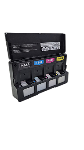 RESERVATORIO DE TINTA EPSON ECONTANK L395 / L396 C/ MANGUEIRAS S/ TAMPAS BORRACHA