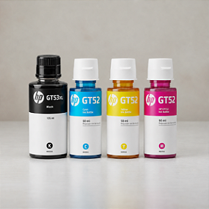 KIT TINTAS HP SMART TANK - 4 CORES ORIGINAL (PRETO XL)