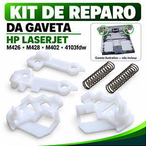 KIT REPARO GAVETA BANDEJA DO PAPEL HP 426 428 404 4003 4103