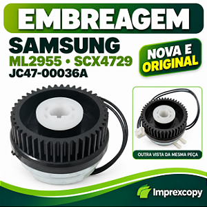 EMBREAGEM DO CONJ. DE ALIMENTACAO SAMSUNG Ml2955 SCX4729