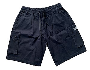 Bermuda Cargo Preta Stickers