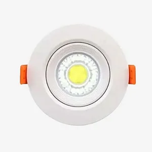 spot articulado led embutir redondo branco 5w am 3000k vit