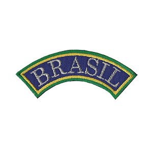 PATCH BORDADO BANDEIRA BRASIL _ NEGATIVA - 1.341127 - Atacado Aventura