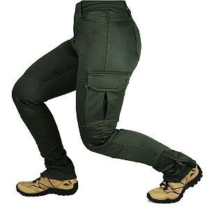 CALÇA FEMININA FEM TAC VERDE BÉLICA