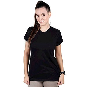 CAMISETA FEMININA SOLDIER PRETA BÉLICA