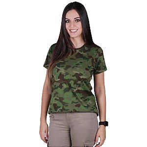 CAMISETA FEMININA SOLDIER TROPIC BÉLICA