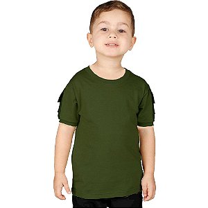 CAMISETA T SHIRT RANGER INFANTIL VERDE BÉLICA