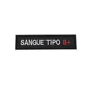 PATCH BORDADO TIPO SANGUÍNEO B+ 1.341110