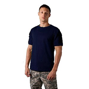 CAMISETA T SHIRT TÁTICA RANGER MASCULINA MARINHO BÉLICA