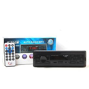 Aparelho de Som Carro Rádio Automotivo Bluetooth Usb H-Tech