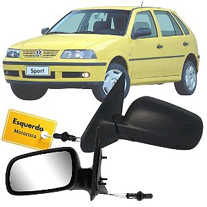 Retrovisor Gol G3 G4 1999 2014 4Portas Com Controle Esquerdo