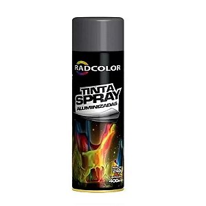 Tinta Spray Automotiva Rodas Uso Geral Grafite Metálico Radnaq