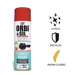 Silicone Spray Perfumado Aroma Classic 300 ML Orbisil