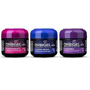 Cheirinho Carro Orbigel 55G Mix 3 Fragrâncias