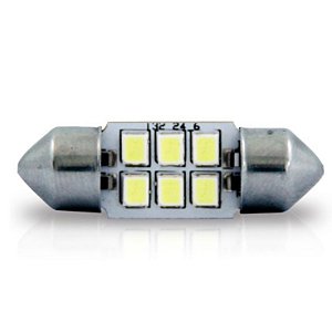 Lâmpada Led Torpedo 32mm 6 Leds Branco 1 Unidade