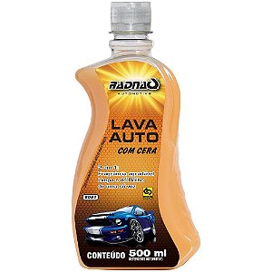 Shampoo Carro Automotivo Com Cera Lava Auto Radnaq 500ml
