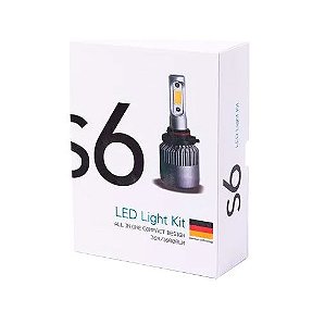 Par Lampada Led Super Light S6 H4 6500K