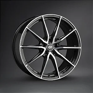 Enkei Draco Black Machined 5x100 18x8 ET45