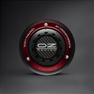 Centercap Centerlock para OZ Superturismo LM - 19x8,5 Matt Black + Red Ring (Conjunto - 4uni)
