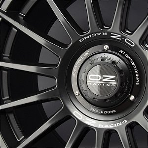 Centercap Centerlock para OZ Superturismo LM - 18x8 Matt Black + Black Ring (Conjunto - 4uni)