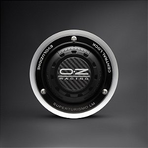 Centercap Centerlock para OZ Superturismo LM - 19x8,5 Matt Race Silver + Black Ring (Conjunto - 4uni)